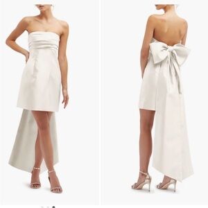 Alfred Sung Strapless Bow Dress